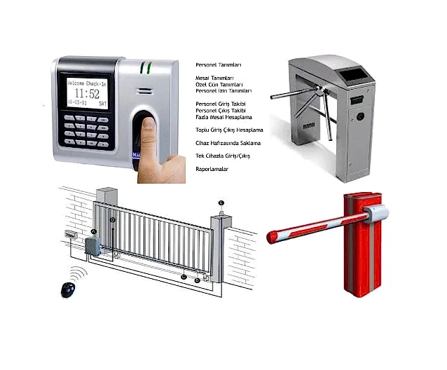 Bariyer, Turnike ve Kartlı Geçiş Sistemleri